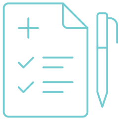 clipboard and pen